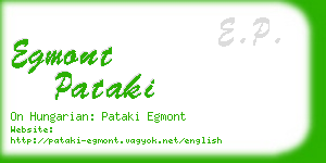 egmont pataki business card